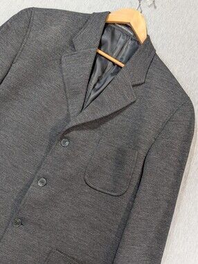 Guy Laroche Klixx Wool Blazer Men's 43R Black Suit Jacket Coat